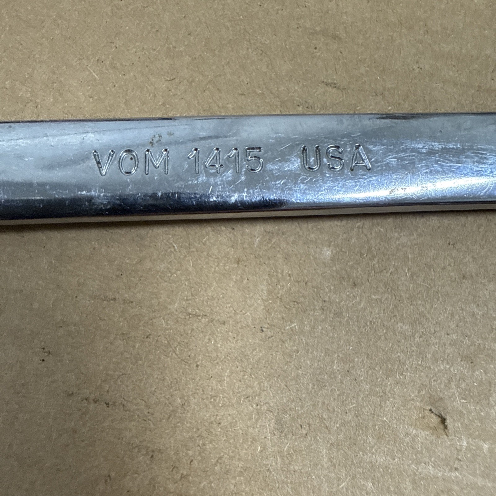 Snap-on 14mm x 15mm Double Open End Wrench VOM1415 USA VOM 1415