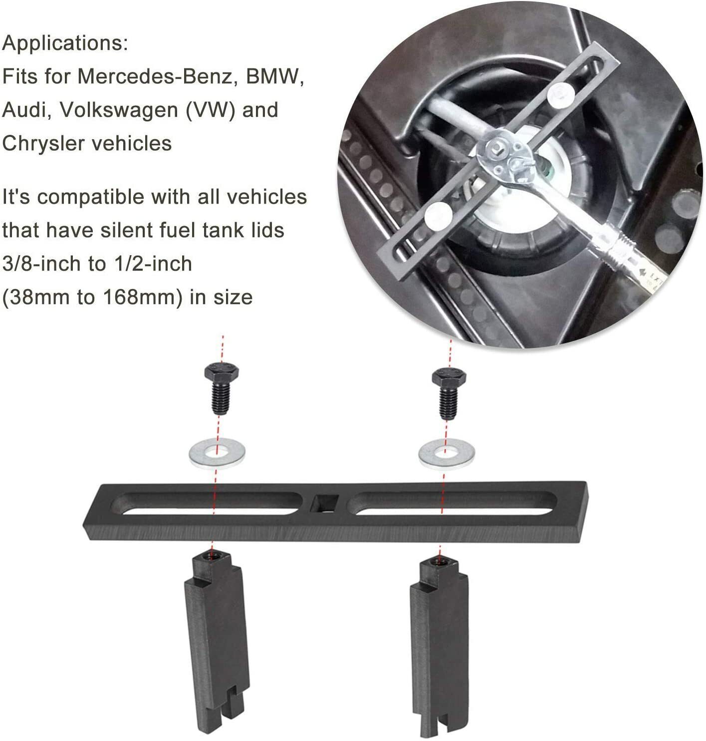 Universal Fuel Tank Lock Ring Fuel Pump Removal Install Tool 6599 for Chrsyler