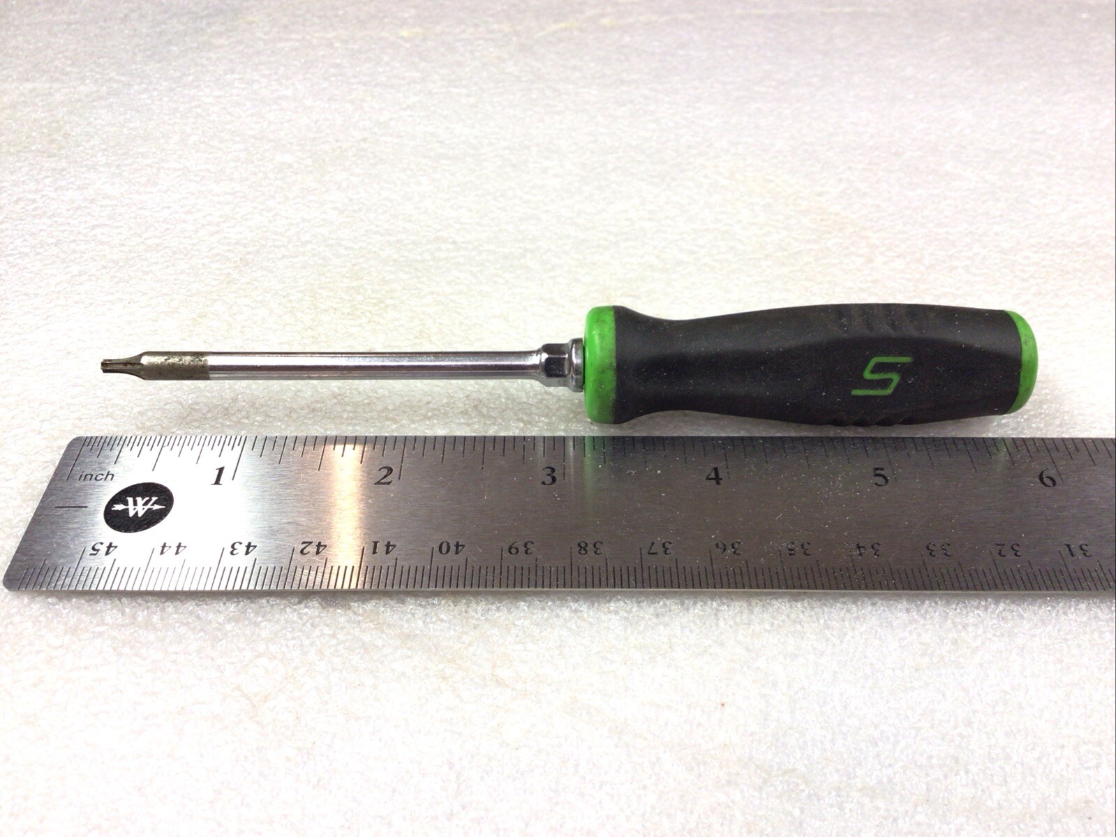 Snap-on#SGDT308 – T8 , Mini Torx Driver With Green Soft Grip Handle-USA- NICE-