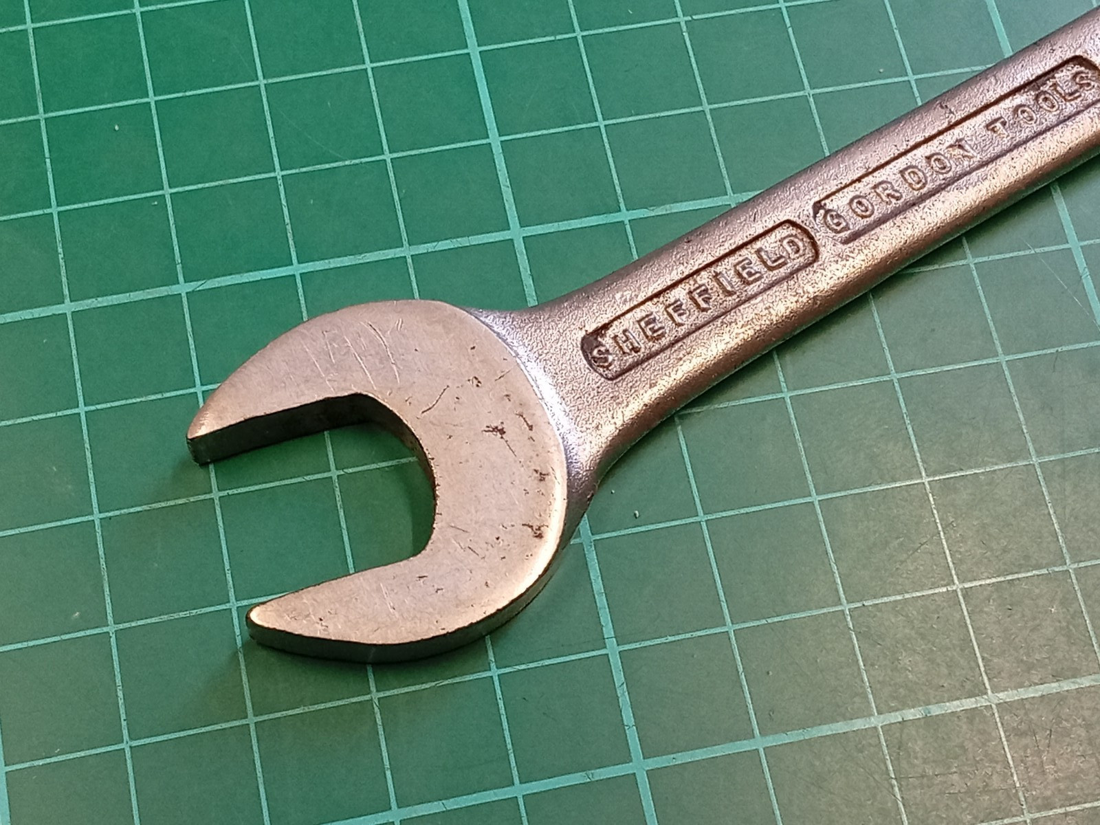 GORDON 12mm x 15mm Open Ended Spanner, Made In Sheffield England