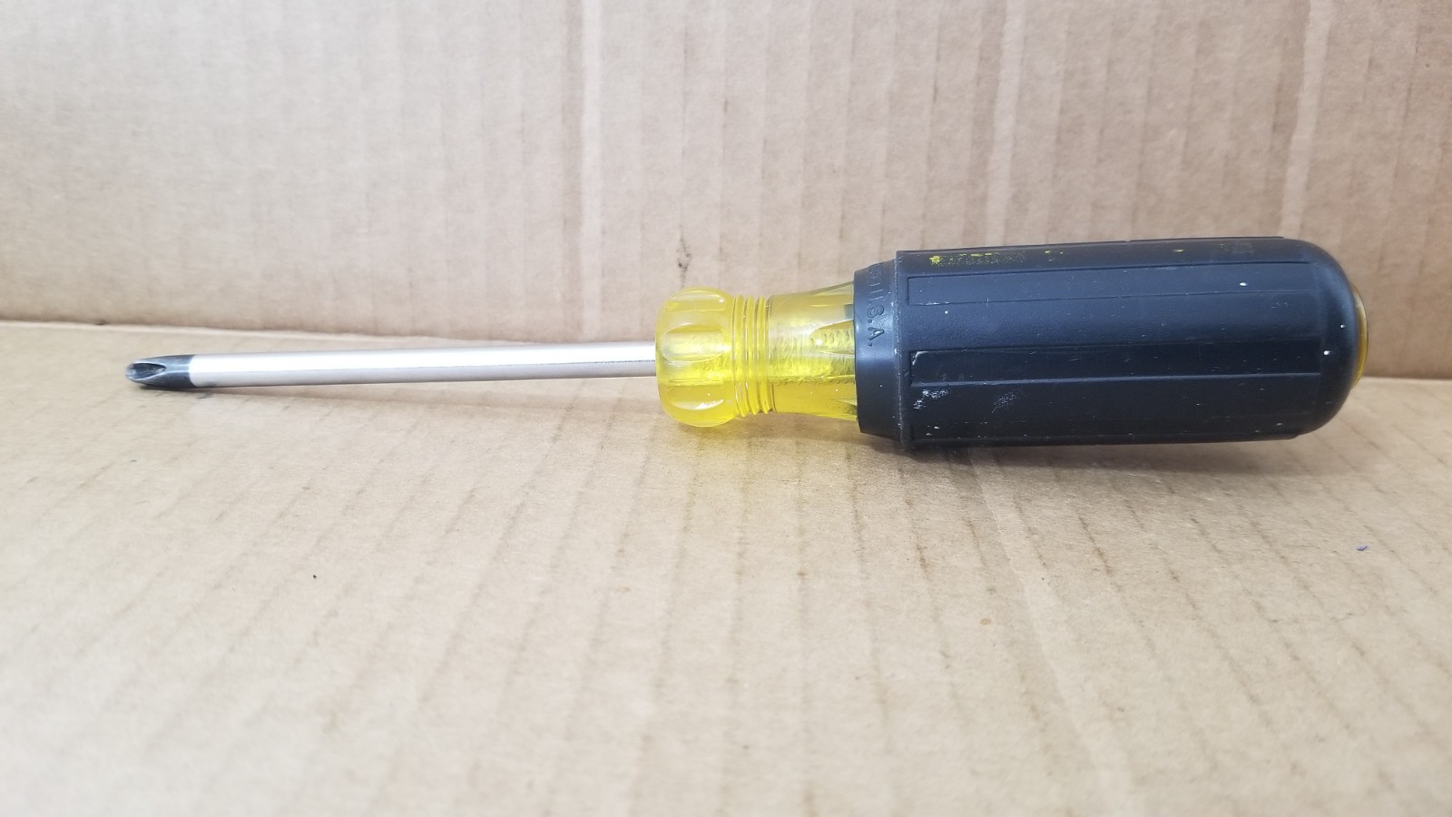 Vintage Black &Yellow Phillips Screwdriver VGC