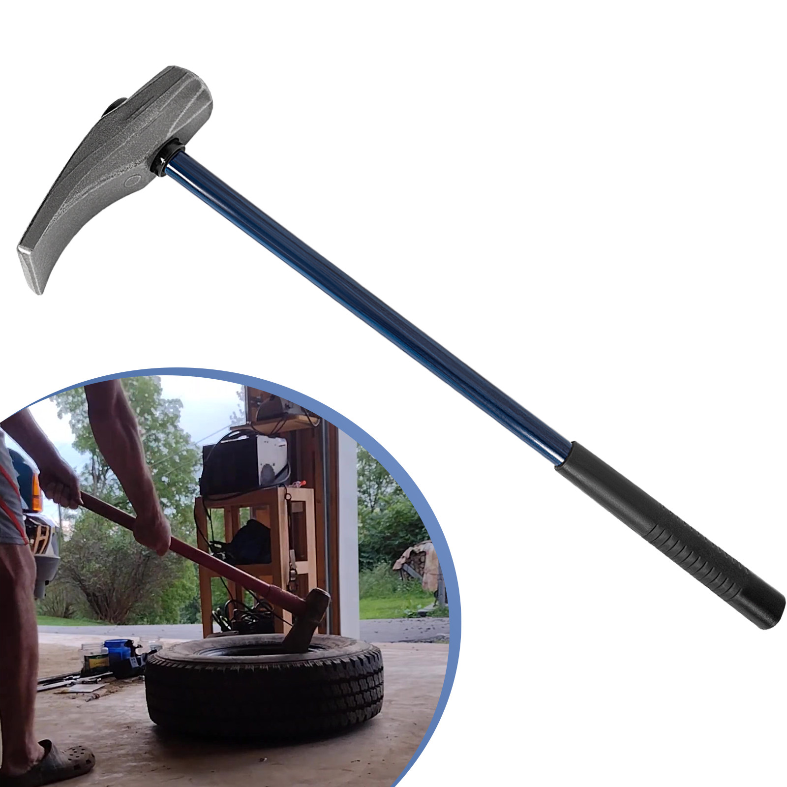35429 32″ Duck-Billed Bead Breaking Hammer for Automotive Truck Tractor ATV Tire