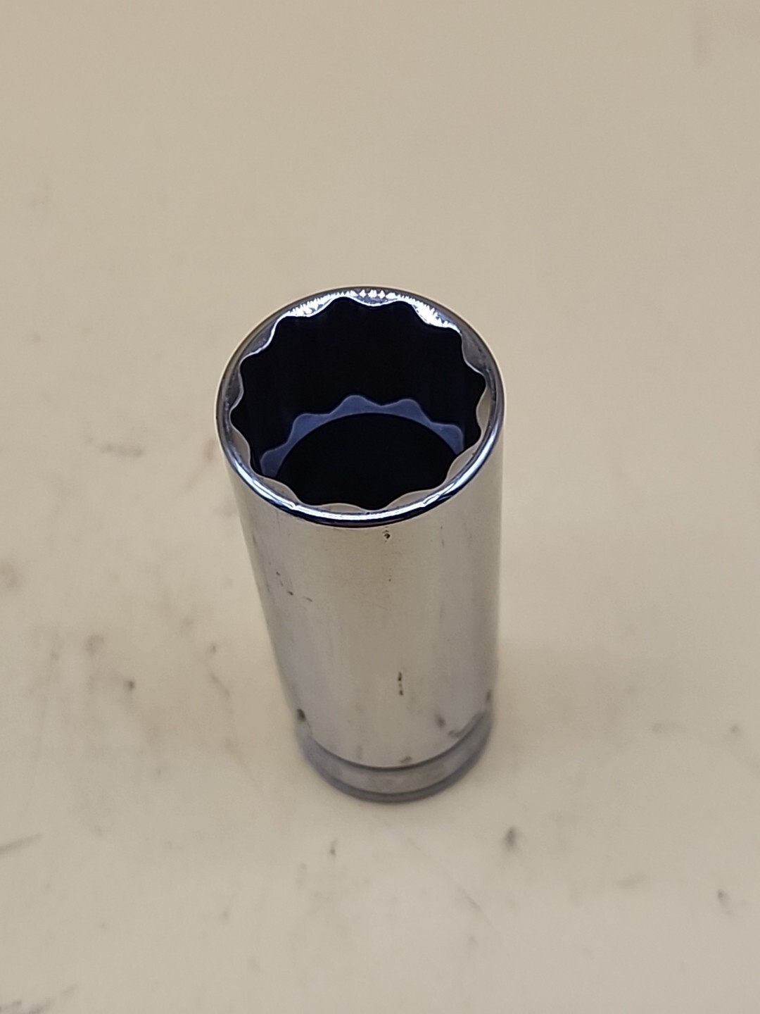 Snap-on Tools SF241 3/4” SAE 3/8” Drive 12 Point Deep Chrome Socket USA