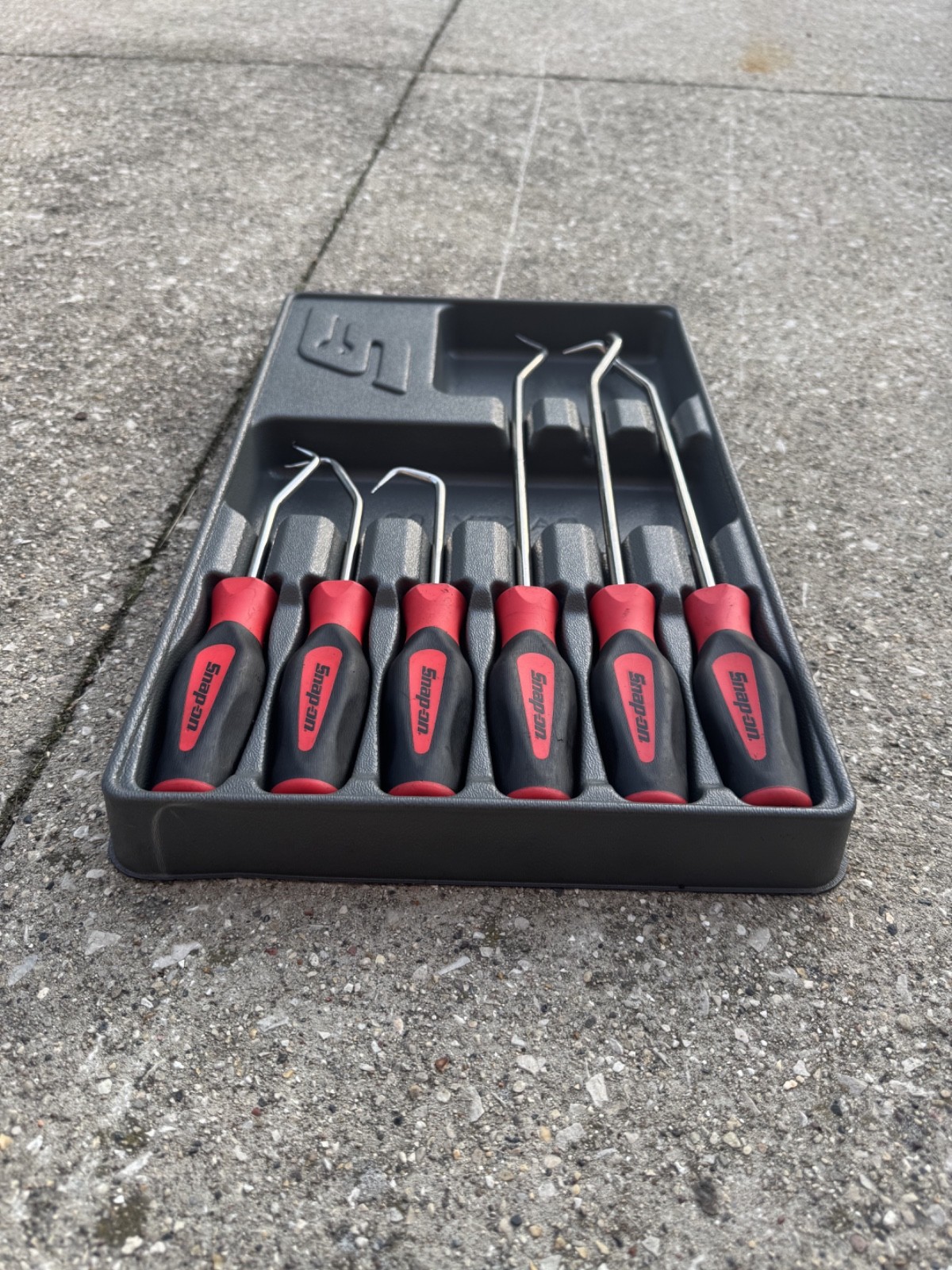 Snap-On RED 6 Pc Soft Grip Radiator Hose Pick Set SGRHT6BR