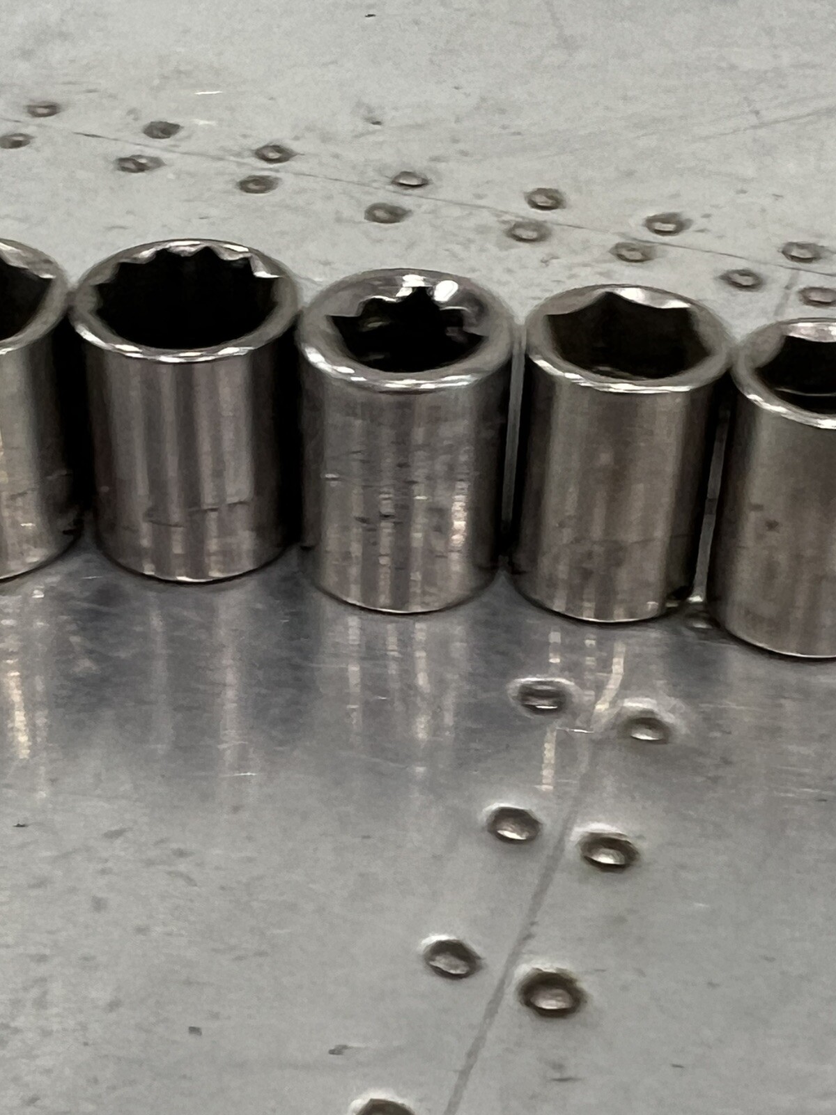 CRAFTSMAN TOOLS 12pc 3/8» DRIVE 6 POINT + DOUBLE SQUARE SOCKET SET USA READ