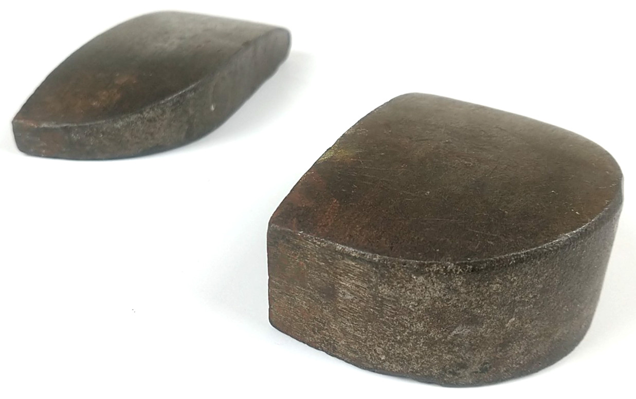 Auto Body Angled Curved Flat Contour Dolly Hand Anvils Vintage Lot of 2 DD1446