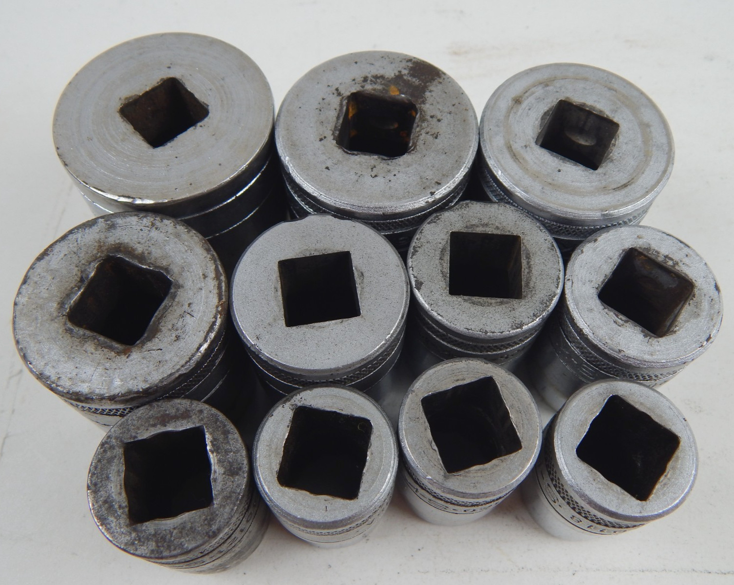 SK Tools Knurled 1/2″ Drive 12pc Shallow Chrome Socket Set 9/16″ to 1-1/4″