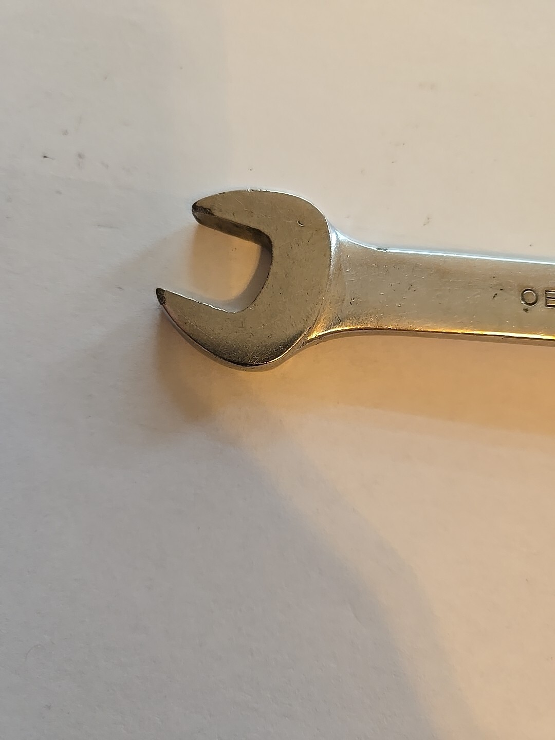 Snap On 9/16″ 12PT Short Chrome Combination Wrench OEX180