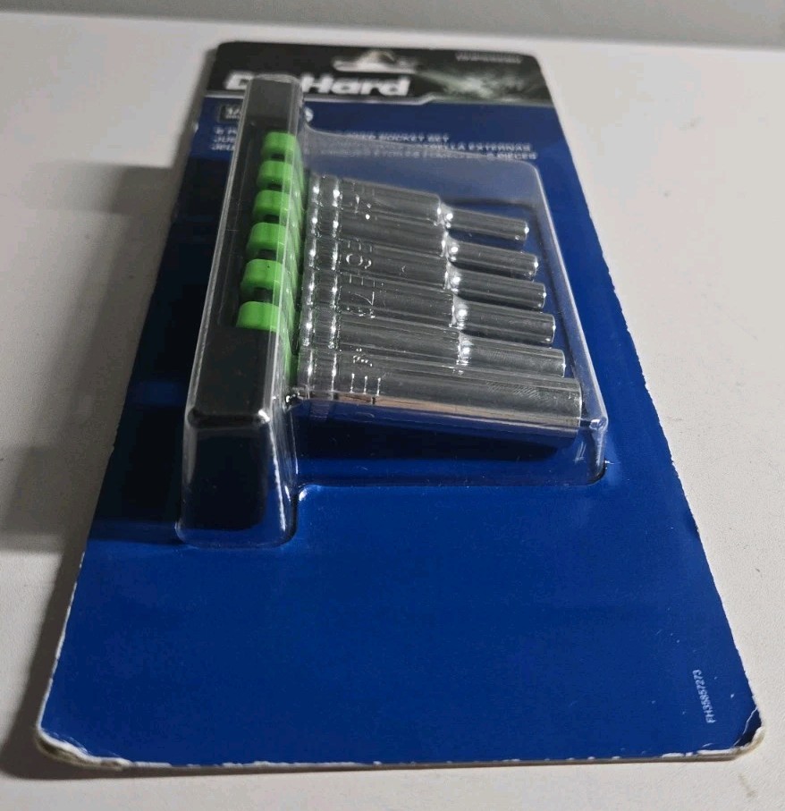 Diehard DHP55280 6 Piece 1/4″ Drive External Star Deep Socket Set