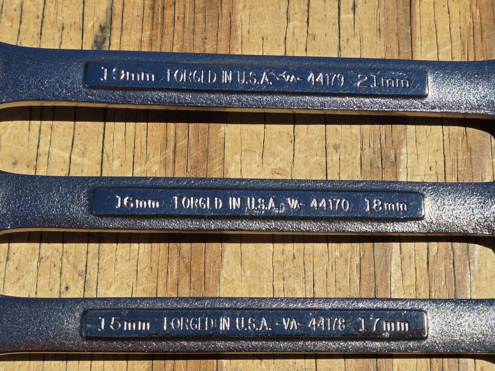 Vintage Craftsman 6pc METRIC Flare Nut Line Wrench Set VA 9mm-21mm USA EUC