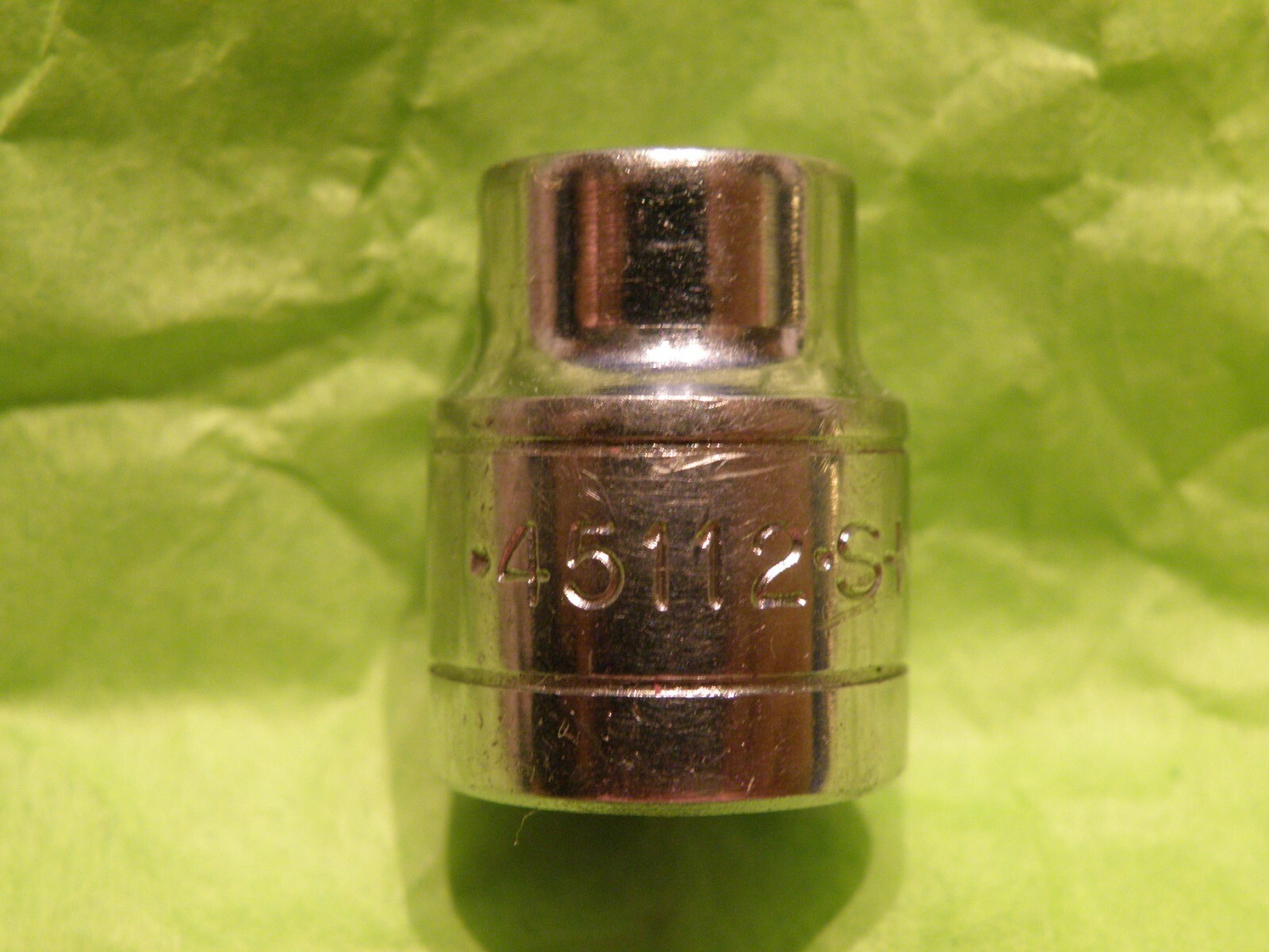 S-K 3/8″ Drive, 6 Point, 3/8″ Shallow Socket. 45112 Used Very Good Condition USA