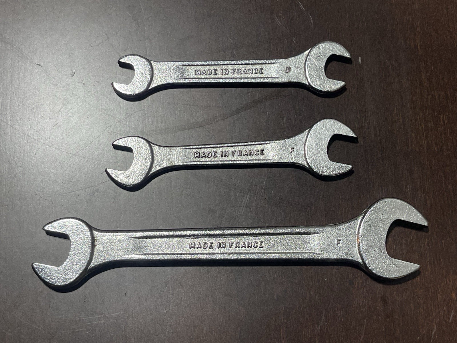 Renault Metric Wrench Lot (17 – 14, 13 – 11, 12 – 10) Made in France 1970’s