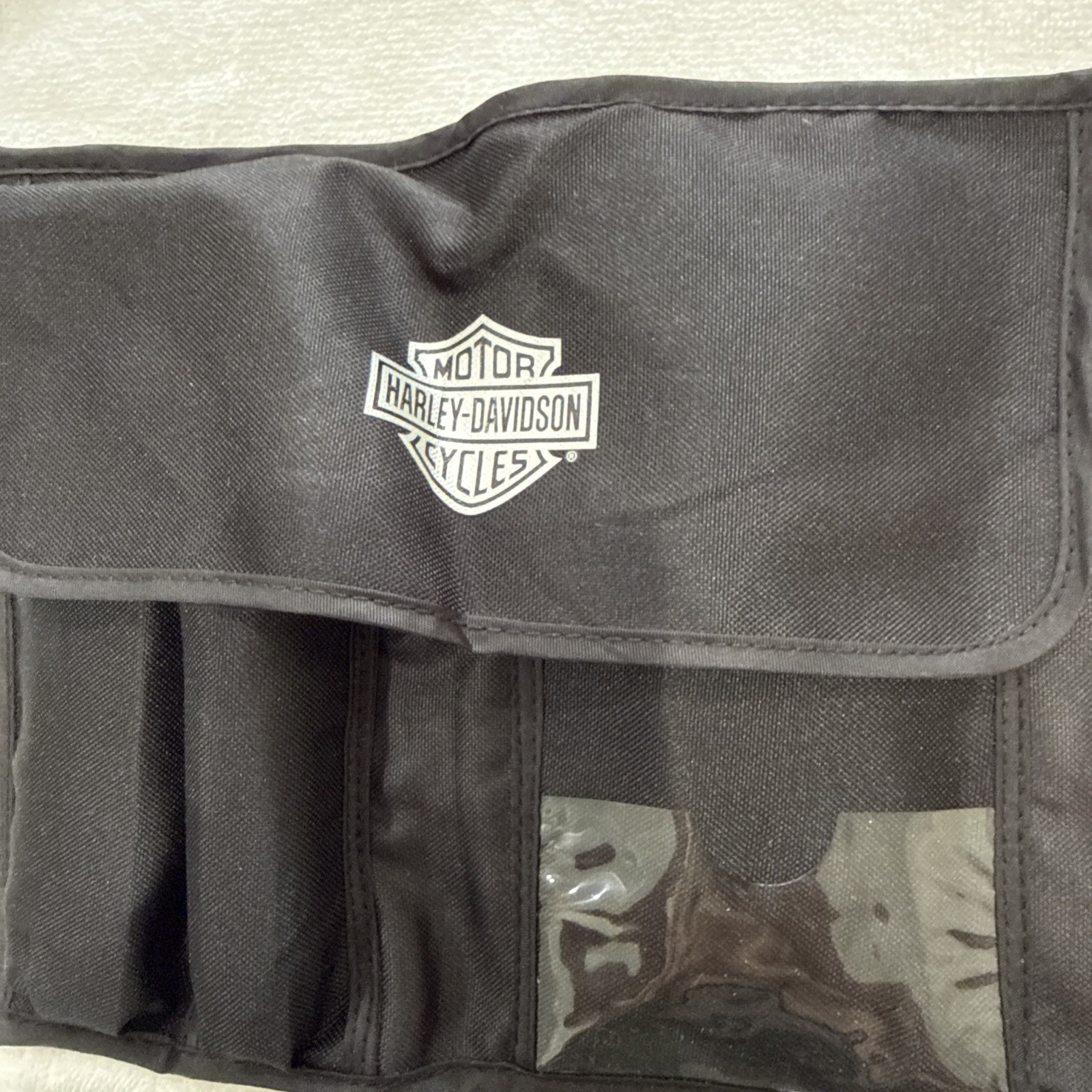 Harley Davidson Genuine Portable Roll Bag Tool Set Kit Black NEW