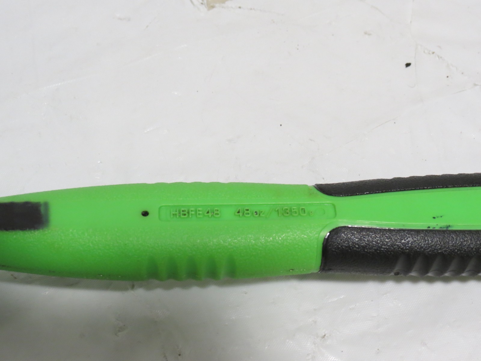 Snap-On HBFE48 Dead Blow Hammer 48 oz. USA Green 15″ Long Soft Grip Used