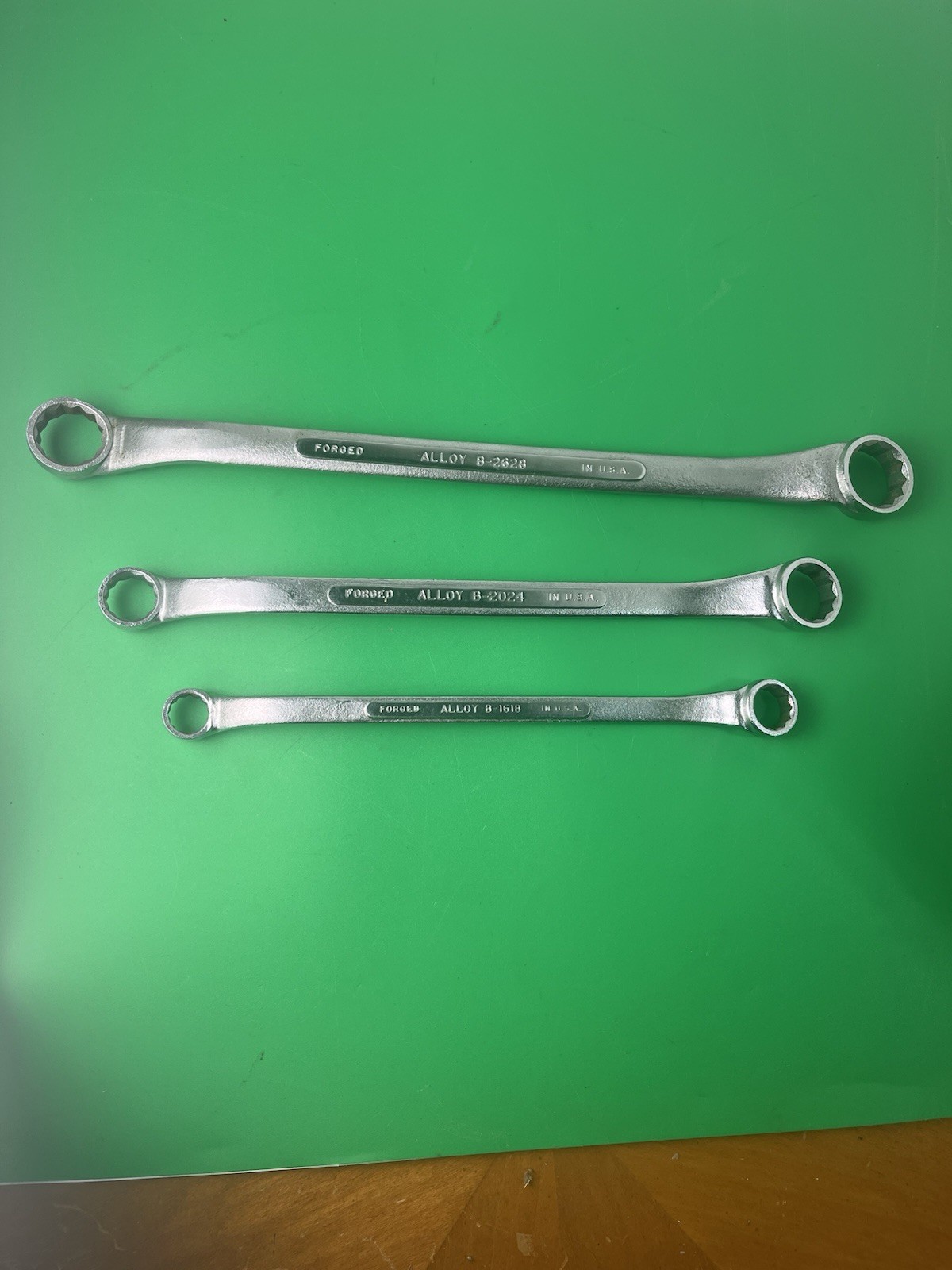 SK Tools Box Wrench Lot Of 3 B-2024, B2628, B1816