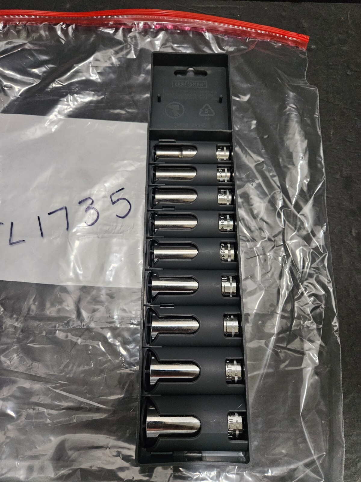 CRAFTSMAN #934545 3/8″ DRIVE METRIC 6PT 9PC DEEP SOCKET SET 10MM-19MM (TL1735)