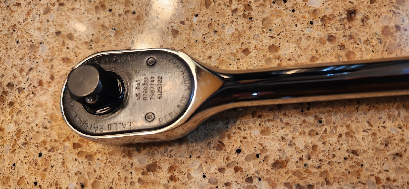 Brand New Snap-on 1/2″ Drive Chrome Ratchet SL80A Dual 80 Tech 15″ Long