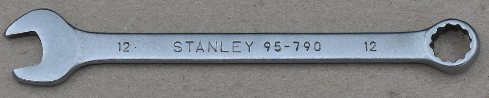 STANLEY TOOLS 97-790, 12MM METRIC, 12-POINT, OPEN/BOX END COMBINATION WRENCH