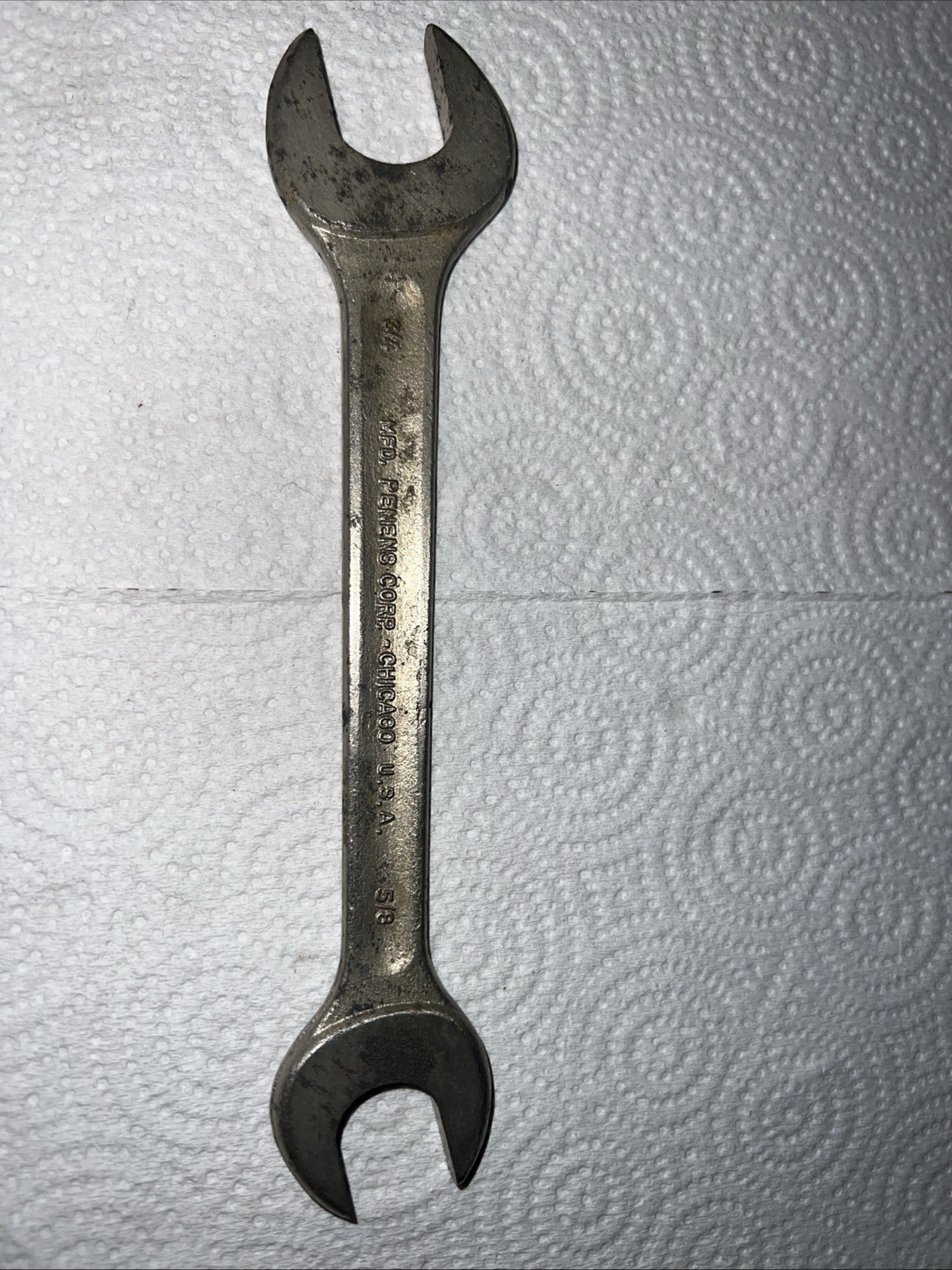 VINTAGE PENENS CORP. DOUBLE OPEN END WRENCH 3/4″-5/8″ Made in USA