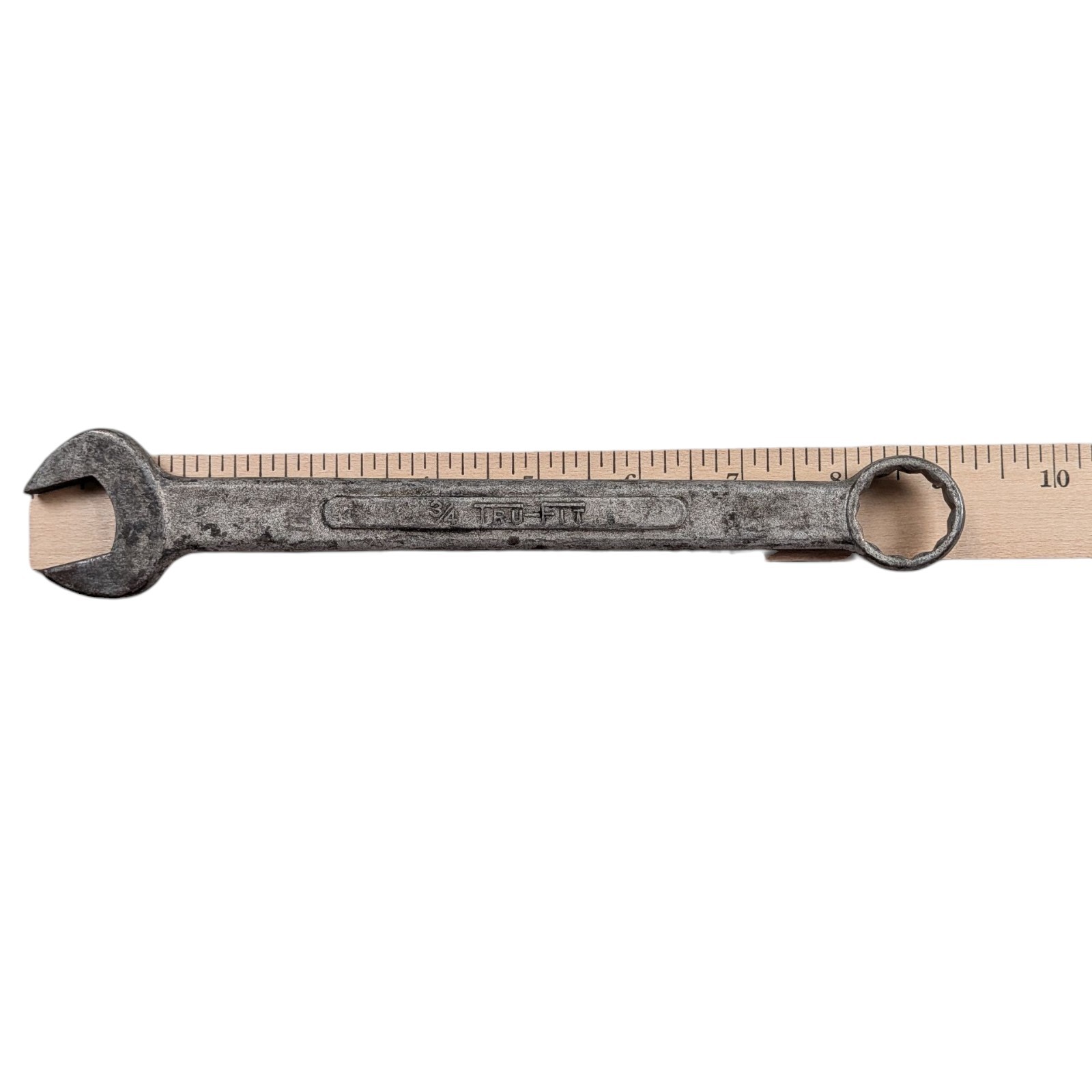 Vintage Lectrolite Tru Fit 9″ Combination Wrench Tool No. 2216 3/4″ Made In USA