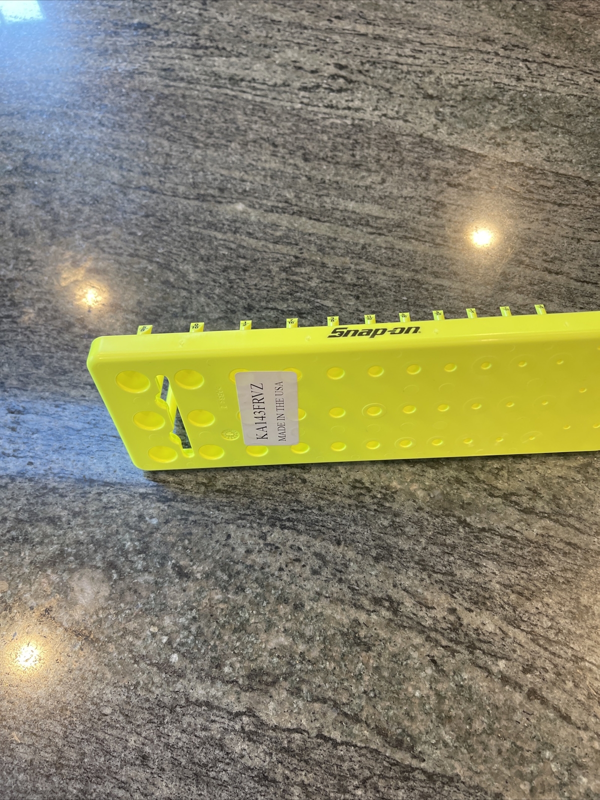 Snap On ka143frvz 1/4″ post socket tray sae hi viz yellow