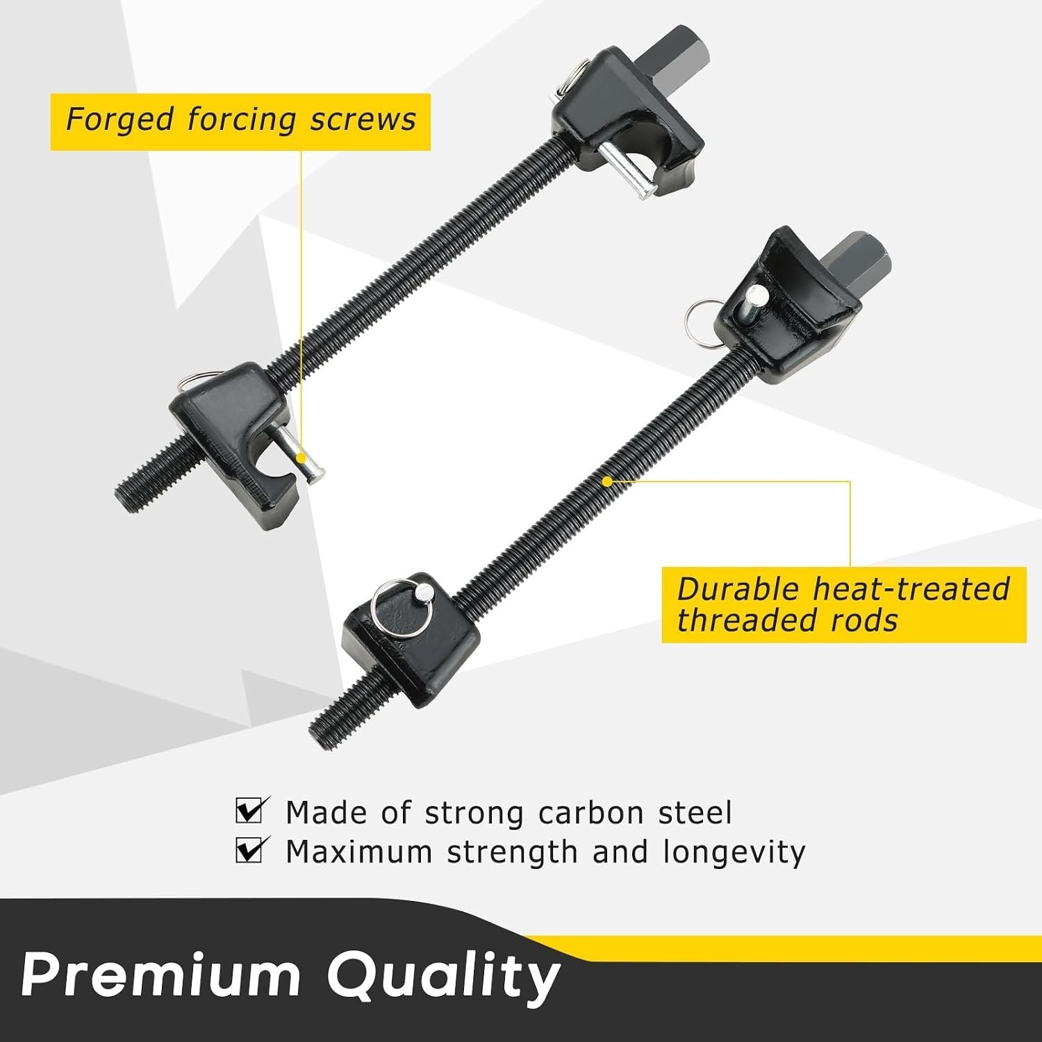 Compresor de Resortes Suspensión 300mm 2Pzs Auto Moto Camión Cuadrado 1/2″