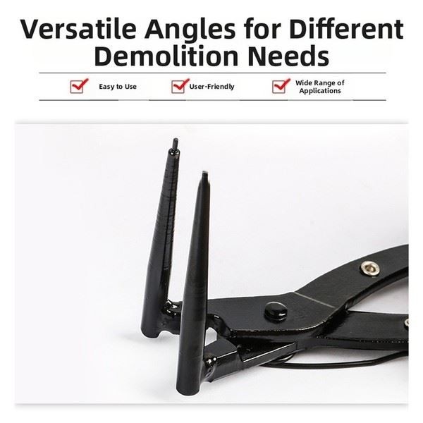 90 Degree Extended External Circlip Pliers for Deep Hole Snap Ring Removal Tool