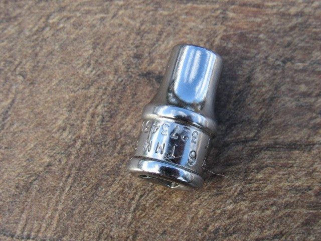 SNAP ON 6MM TMM6 1/4″ DRIVE METRIC 6 PT SHALLOW CHROME SOCKET 6 MM TMM UNDERLINE