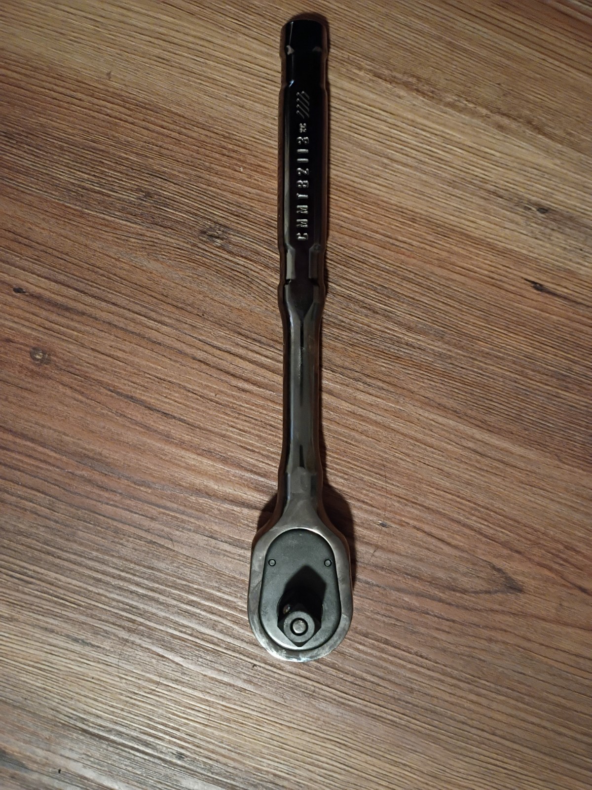Craftsman Overdrive 180-tooth 1/2-in Drive Gunmetal Chrome Handle Ratchet