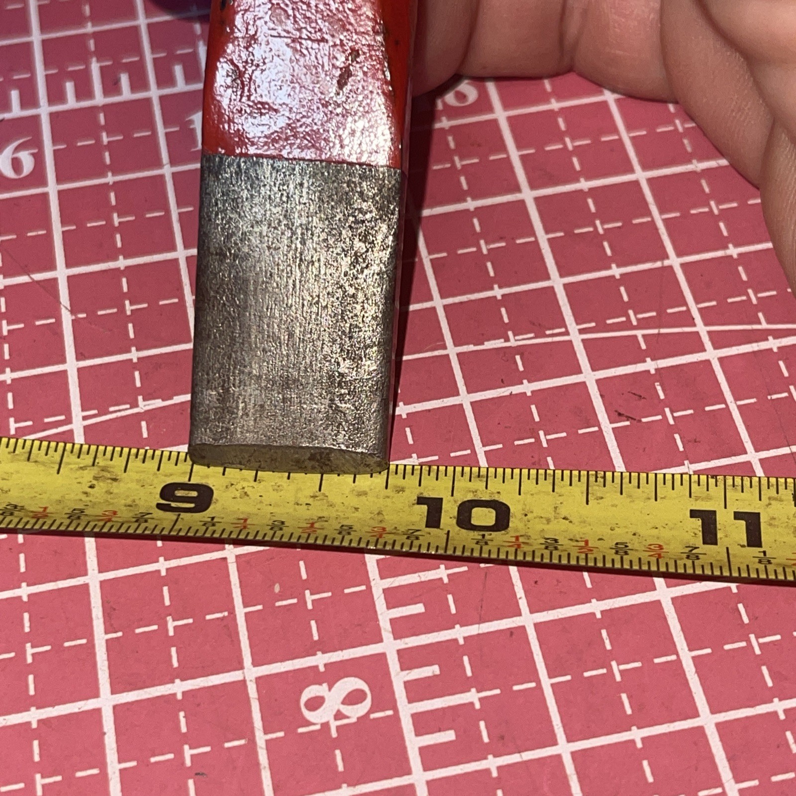 RYAN USA 3/4 In Tip Chisel 7 In Long Vintage Cold Steel Painted Red