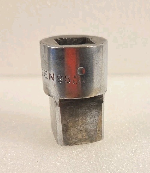 Vintage Thorsen 95 MFD U.S.A. Socket Drive Size Adapter 1/2″ Female to 3/4″ Male