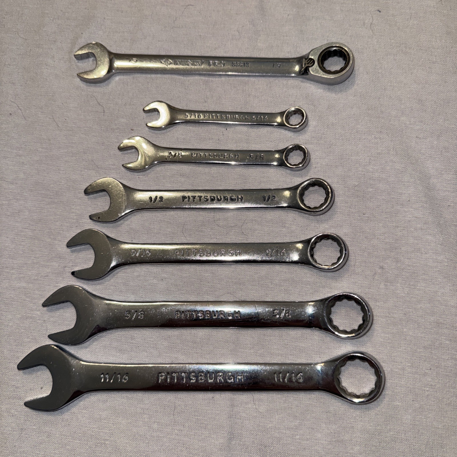 Set of 6 Pittsburgh metric universal combination standard and metric in one wren
