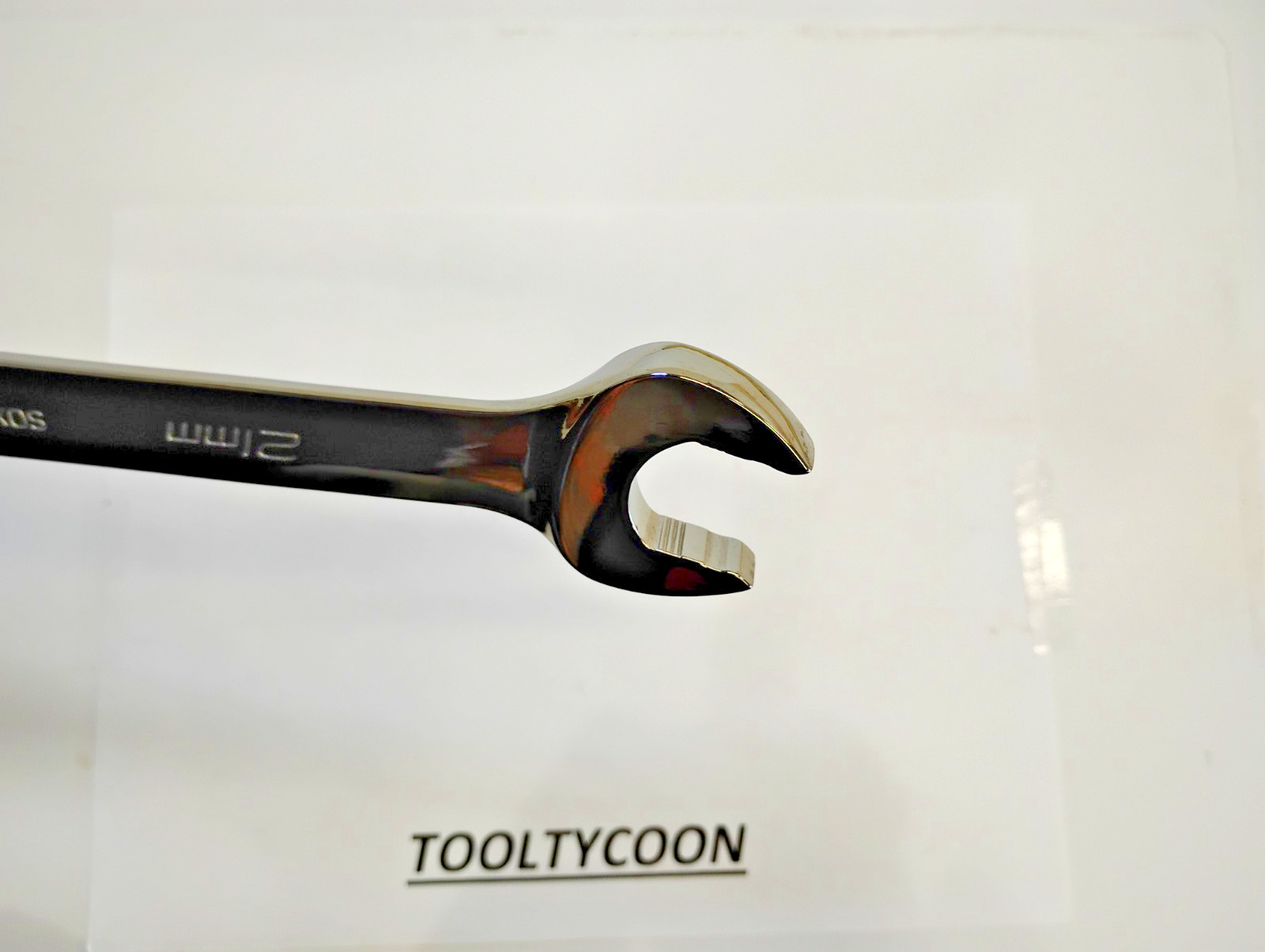 Snap-on Tools NEW 21mm Metric 0° Non-Reversing Ratcheting Combo Wrench SOXRM21A