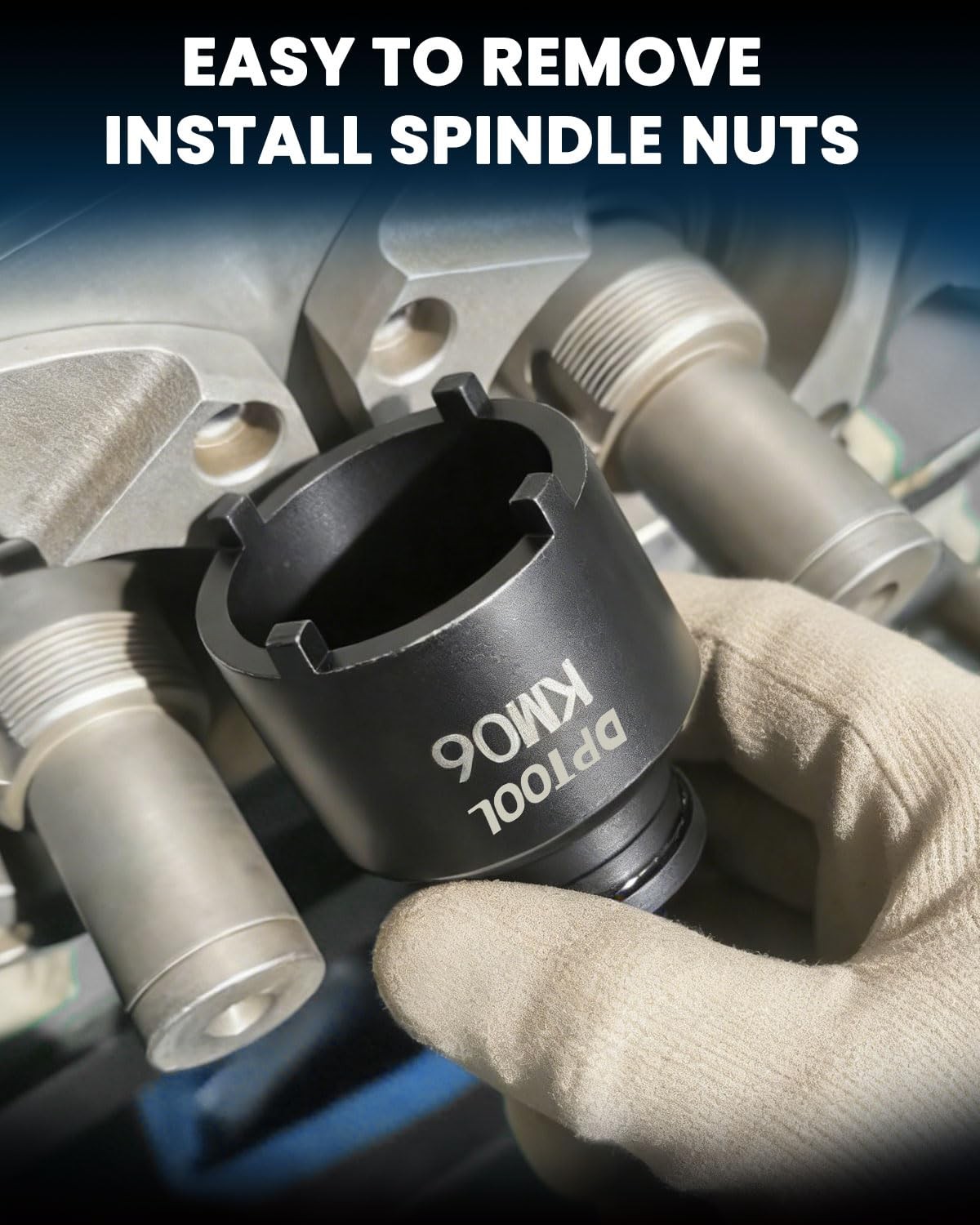 13pc Spindle Nuts Socket Kit Ball Joints Axle Locknut Remove Install Locking …
