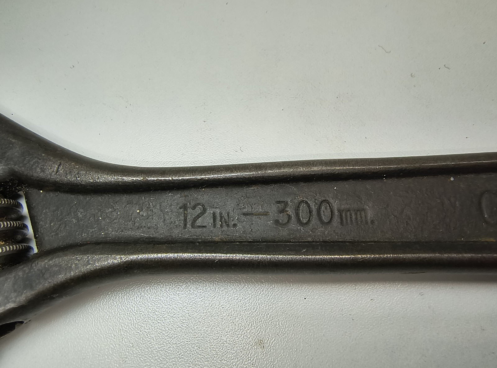 Vintage Crescent Tool Co 12” 300mm Adjustable Wrench Industrial Finish EXCELLENT
