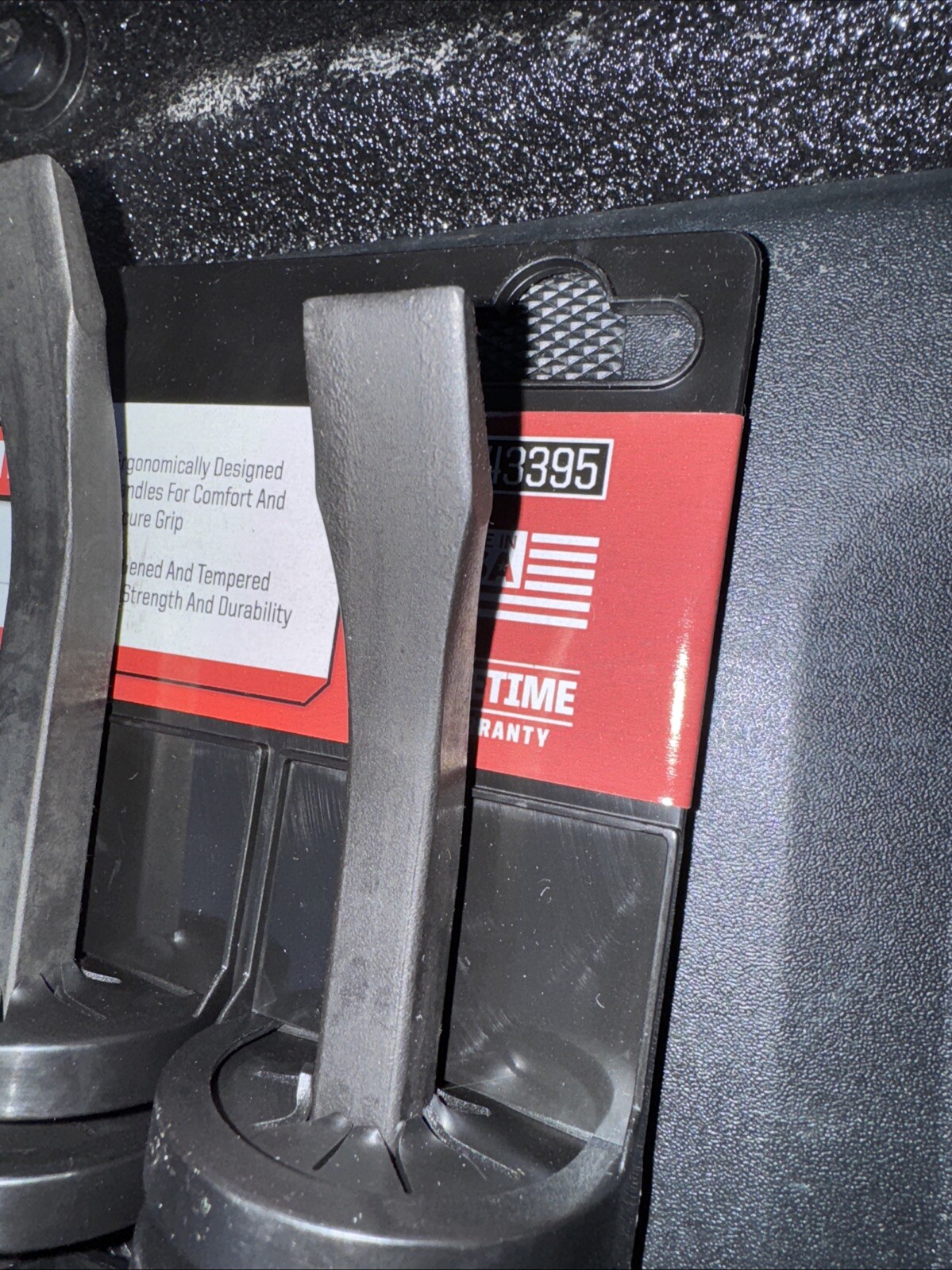 Nos Sears Craftsman Strike Cap Pry Bar Set, 12″ 17″ 25″, made in USA 43395 NEW
