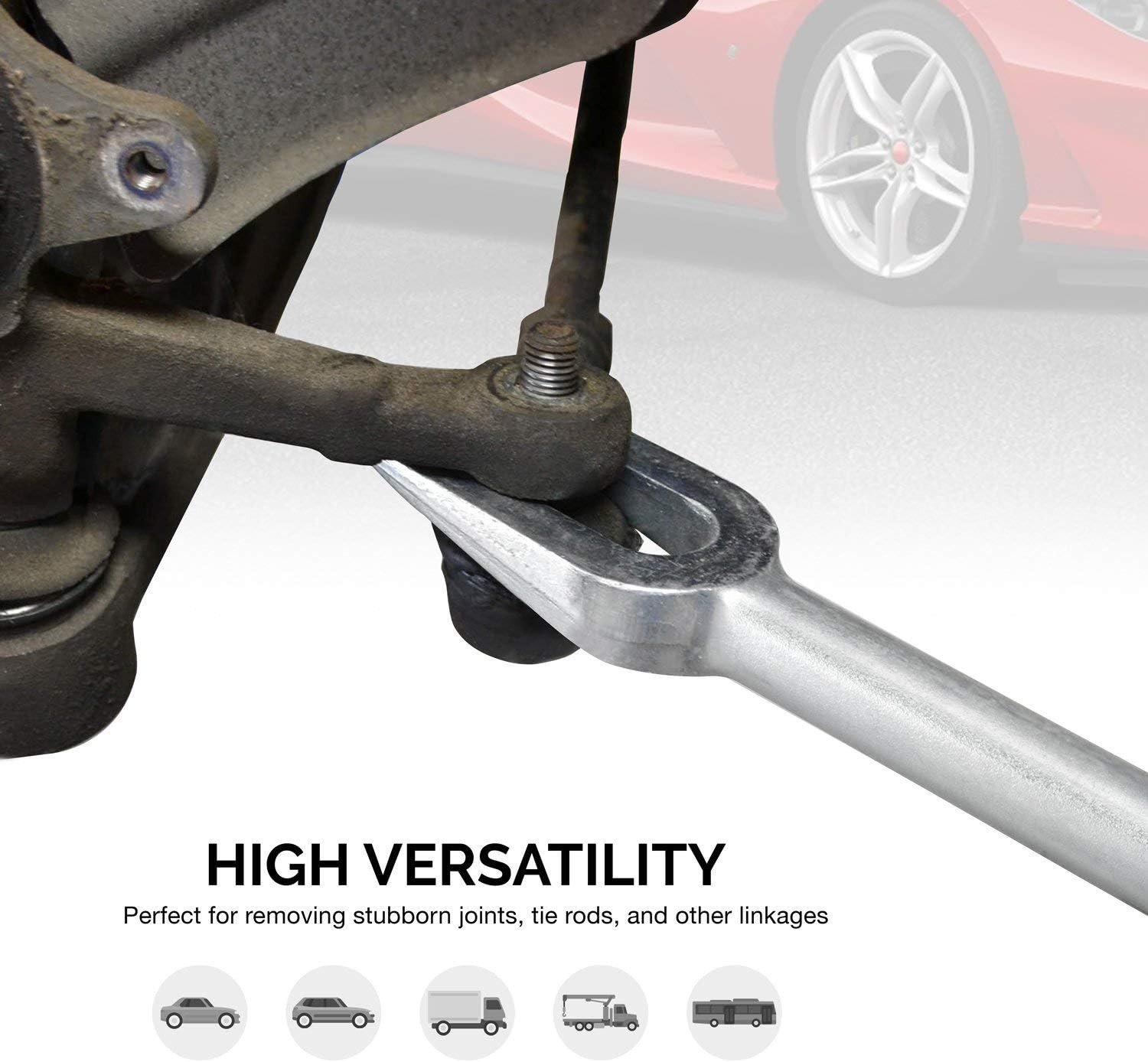Ball Joint Separator Tie Rod End Remover Pickle Fork Set | 5 Piece | Automotive
