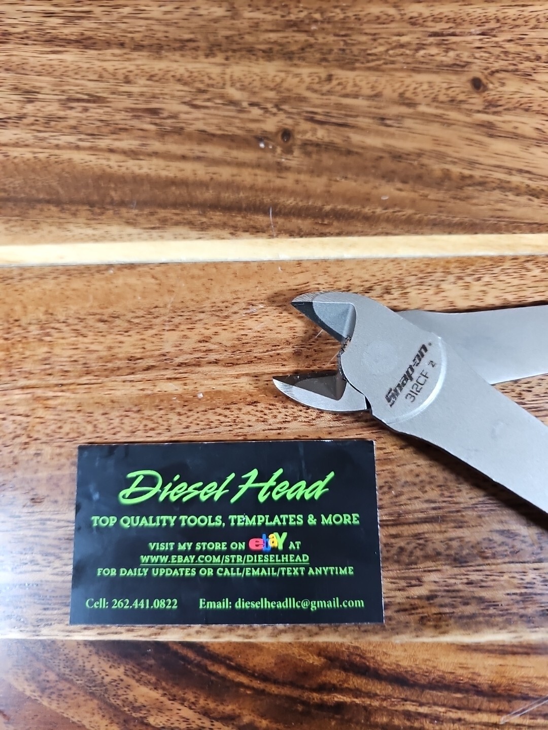 *NEW* Snap On 312CF BLACK – 11″ Heavy Duty Diagonal Cutters – FREE SHIP