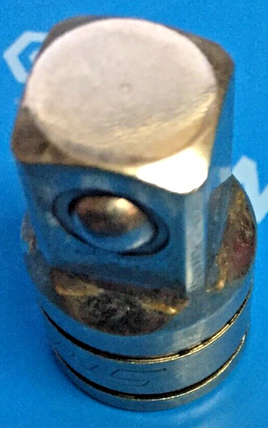 Snap-On A2A 3/8 to 1/2″dr Chrome Adaptor Socket 2019 USA Good 8.5/10