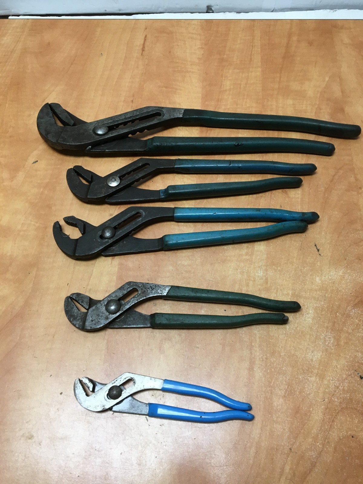 Channel Lock Pliers Lot of 9 460 440 442 420 426 386 326 Adjustable