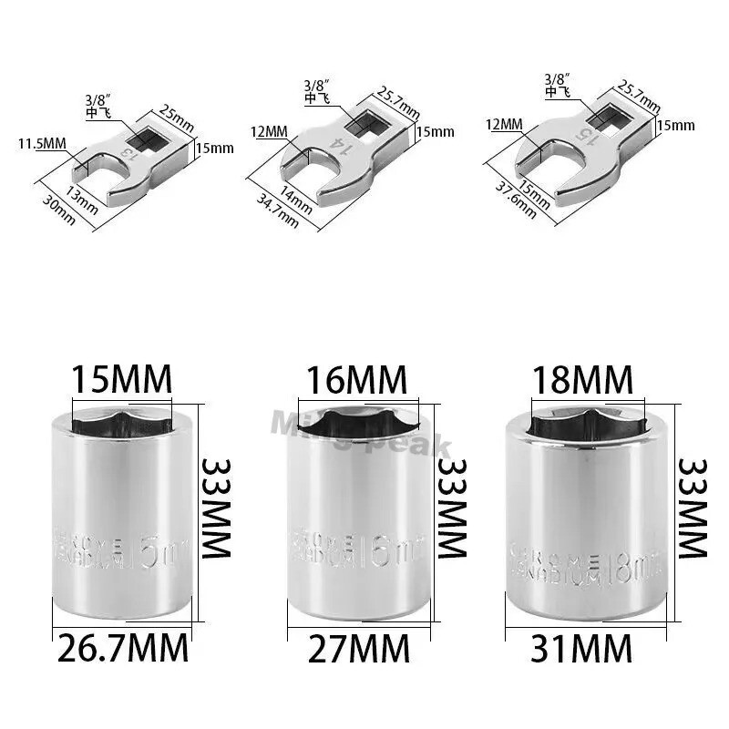 Belt Reel Removal Tool Idler Pulley wrench Belt Tensioner adjuster Lever 8pcs