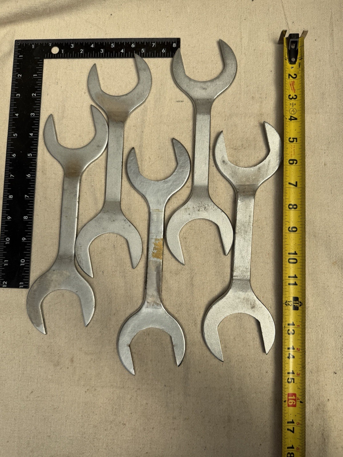 Lot of 5 One Proto USA Double Open End Hydraulic Wrenches 1-1/8 1-3/16 AN3505-25