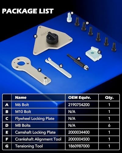 MultiAir 1.4 Timing Tool Kit for Fiat Alfa Romeo Dodge Lancia – 12pc Engine Timi