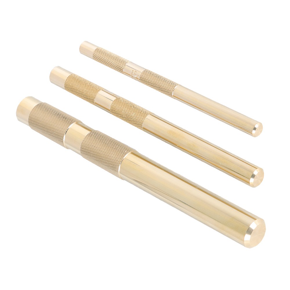 3× Brass Drift Punch Set 3/8″ to 3/4″ Replace for 61360