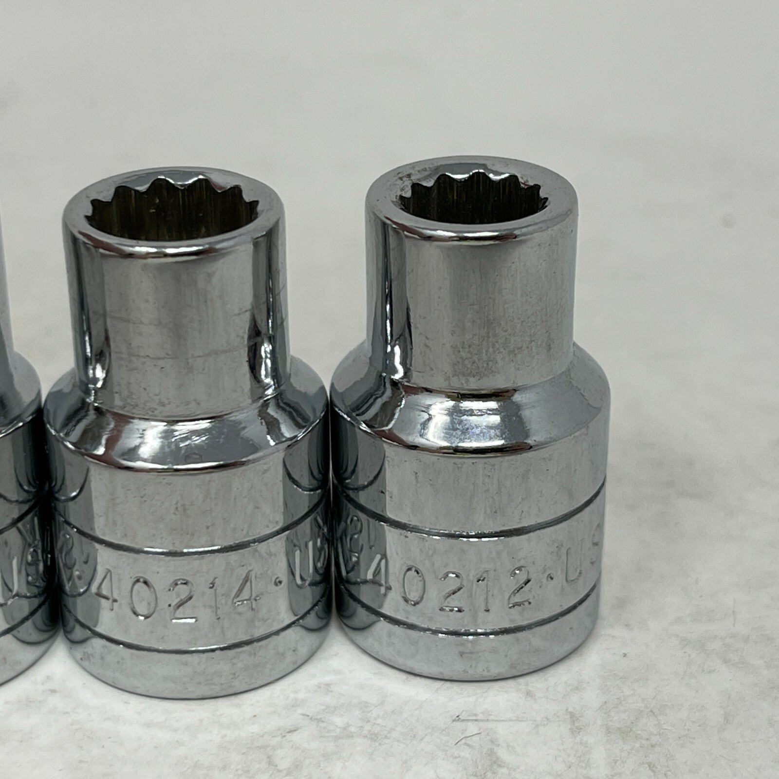 SK Tools 12Pts 1/2” Drive 8 Socket Set 40212 3/8″ To 40132 1″ New Old Stock SAE