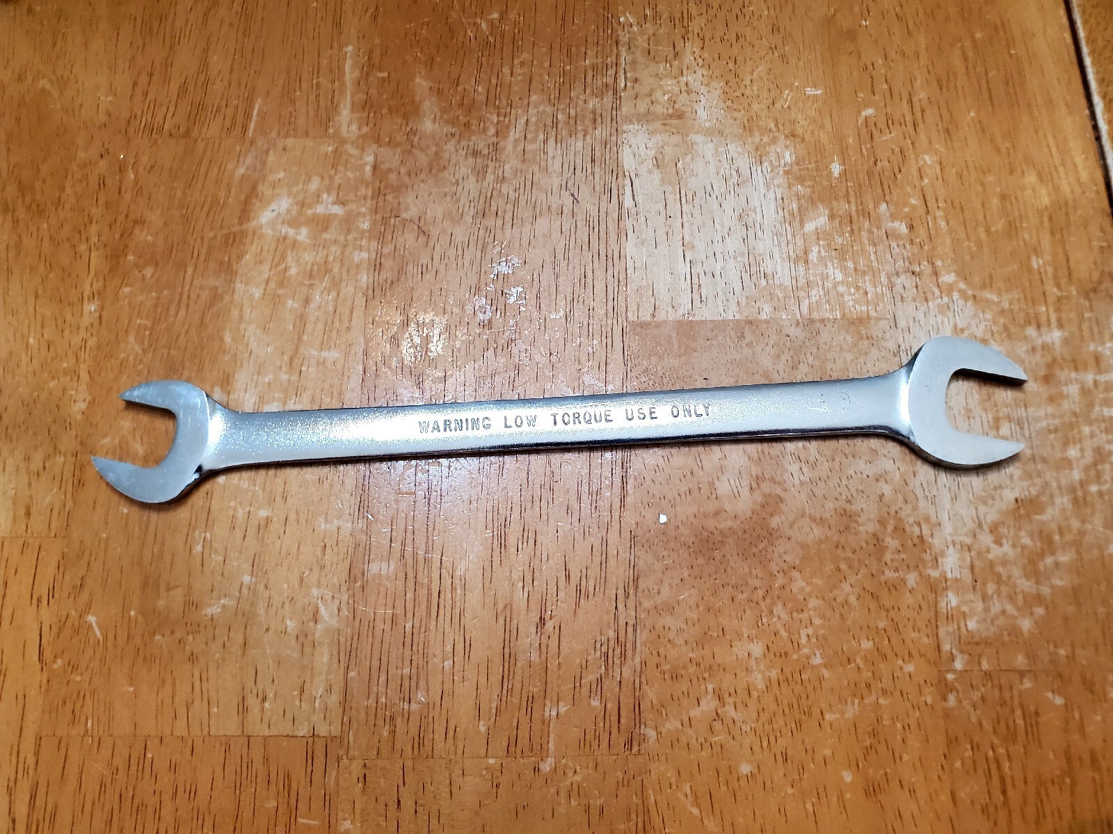 Snap On 5/8-11/16 Low Torque Slime Line Open End Wrench LTA2022