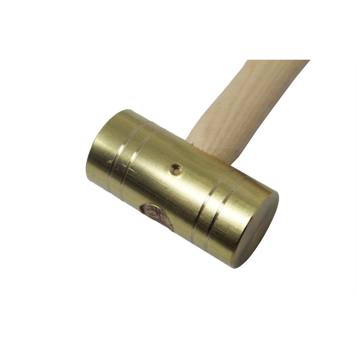 K-Tool 71714 16 oz. Brass hammer with Wooden Hickory Handle
