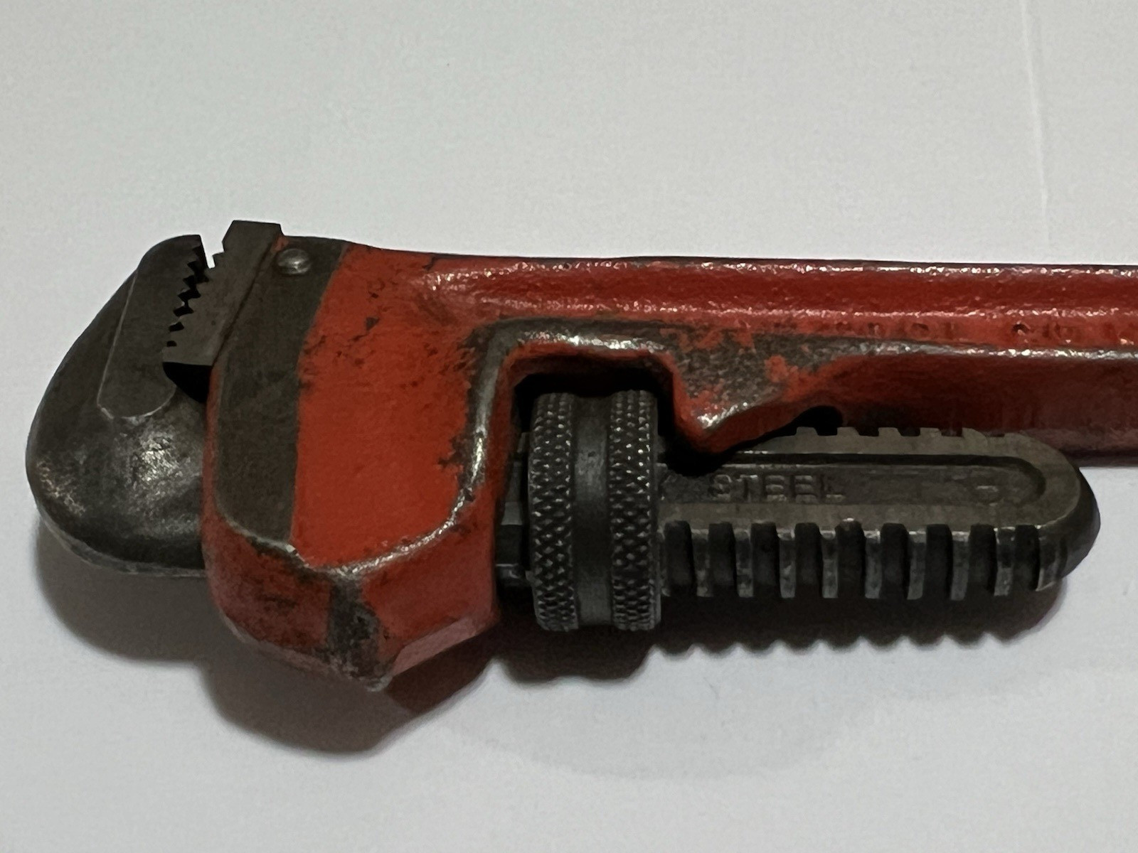 RIDGID Vintage Ridge Tool Co 8″ Heavy Duty Straight Pipe Wrench USA NICE