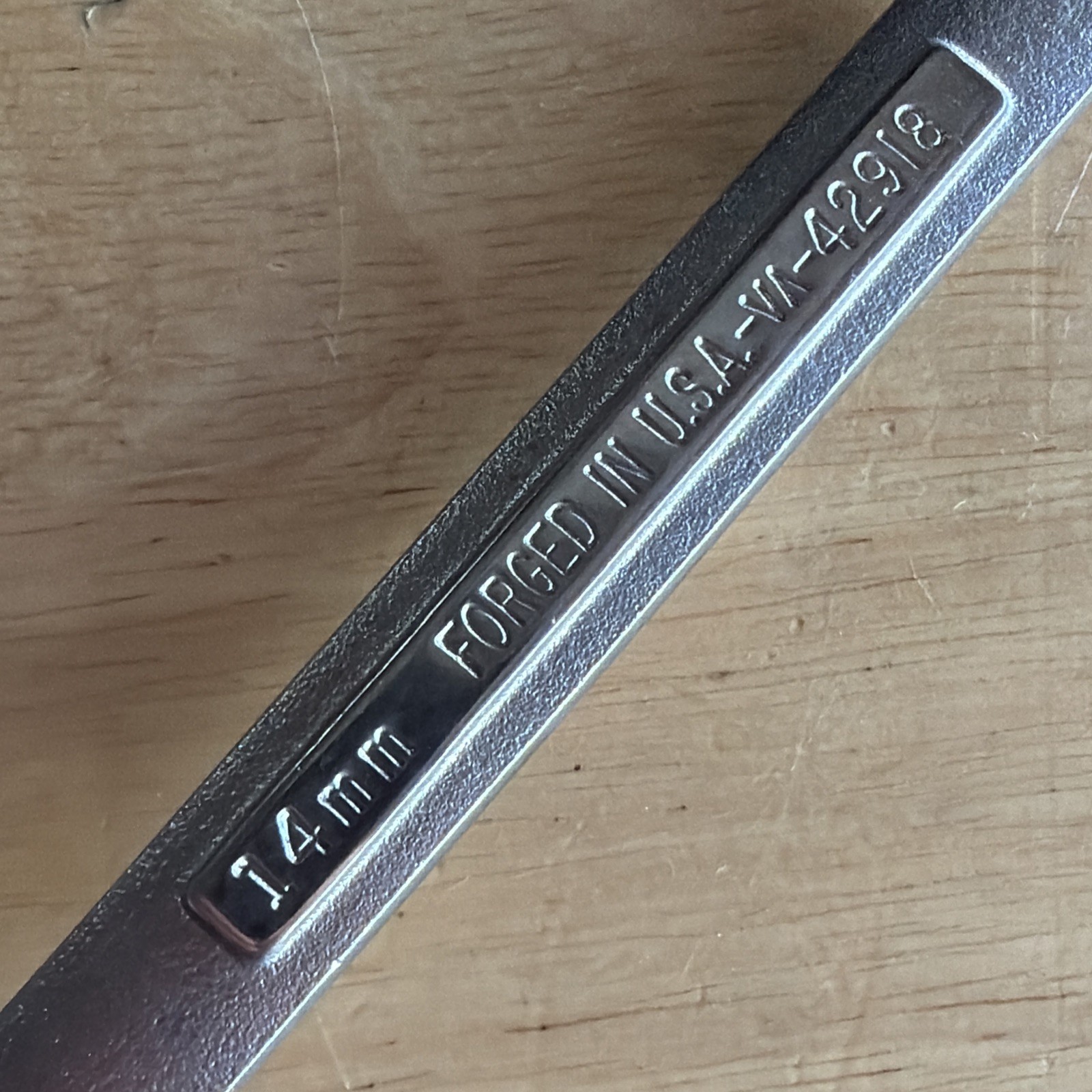 Craftsman 14mm Combination Wrench 12 Point VA Series 42918 Made in USA
