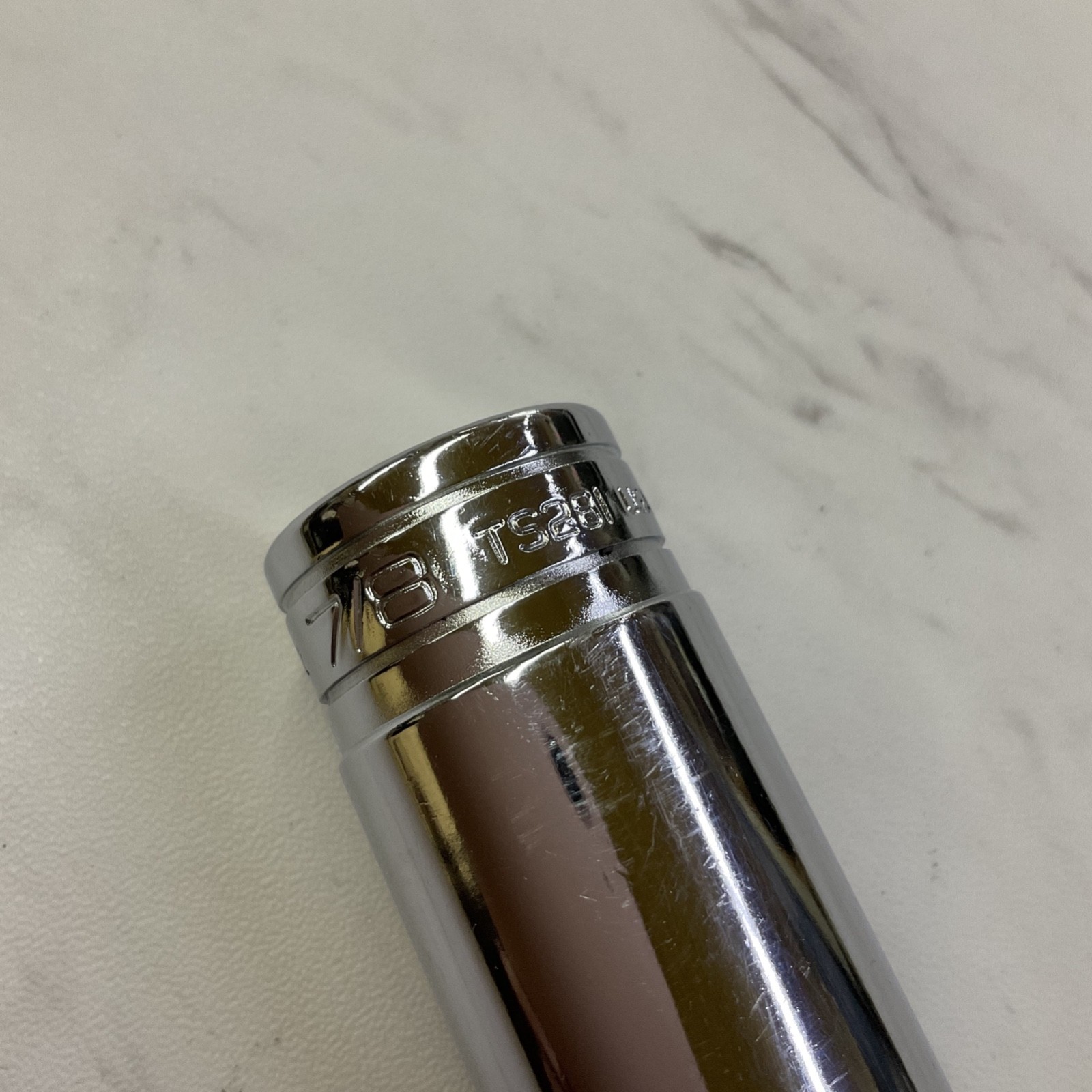 Snap on 1/2″ Drive 6-Point SAE 7/8″ Flank Drive Deep Socket TS281 VERY CLEAN